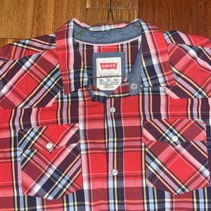 Levi’s Kids XL Pattern Casual Button Down